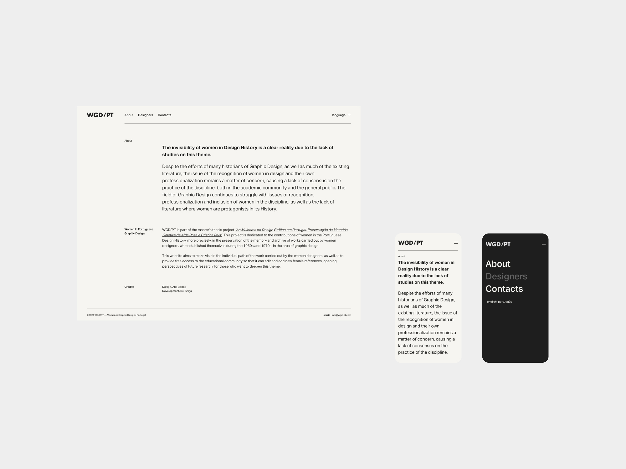 WGD/PT website on devices mockup